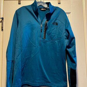 The North Face Men's Canyonlands Half-Zip Blue/Navy Jacket. Size M